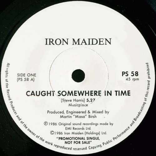 Iron Maiden (UK-1) : Caught Somewhere in Time (Single)